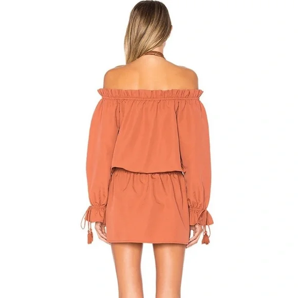 Tularosa Cowgirl Falon Dress in Terracotta - Picture 3 of 4